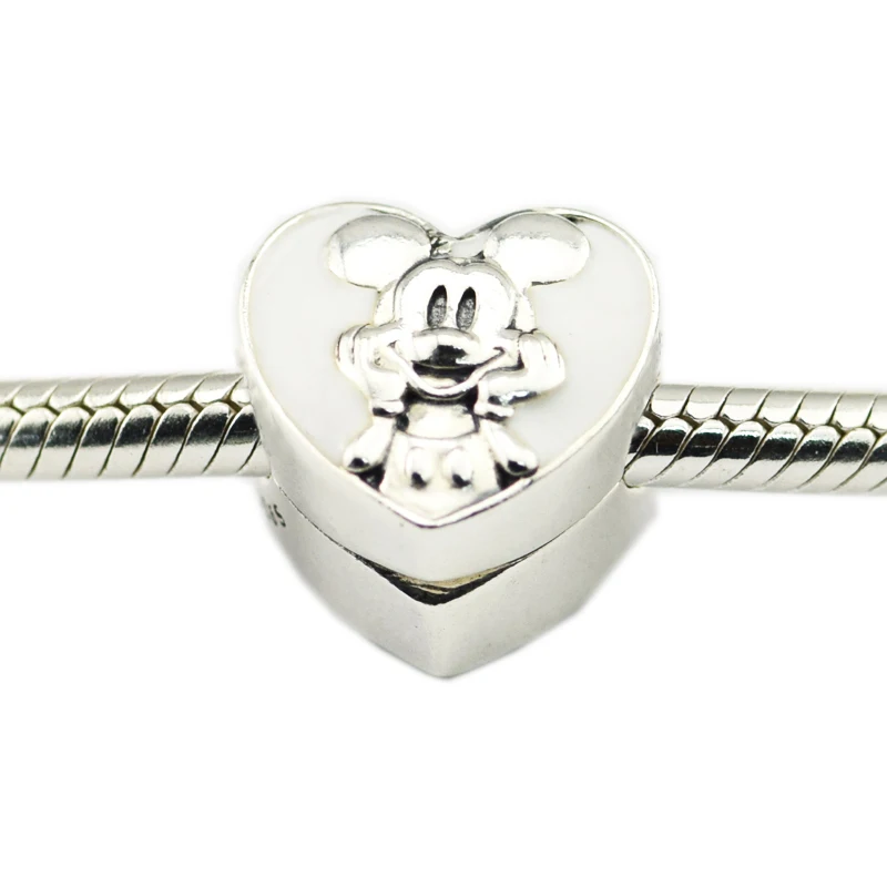 

Smile Mouse Clip Beads For Jewelry Making DIY Woman Beads 925 Original Silver Charms Waist Beads Components For Creating Jewelry