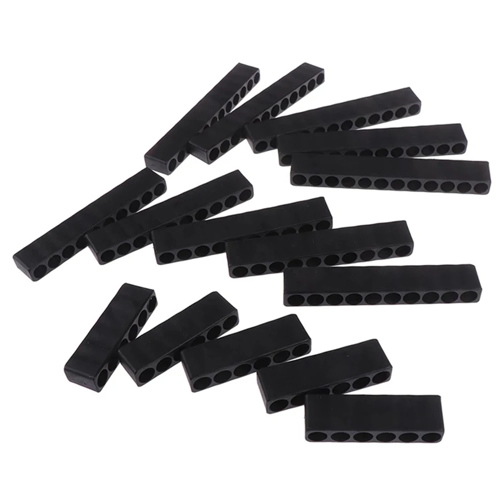 

15pcs Screwdriver Bit Holder 1/4'' Hex Shank Plastic Screwdriver Storage 5 10 12 Hole For Workshop Drill Bit Driver Bit Storing