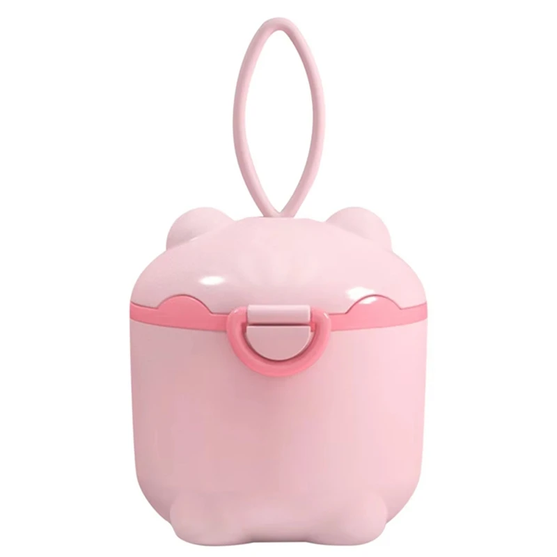 M15K-Multi-Functional Baby Milk Powder Dispenser, Portable Storage Container With Sealed Grids For Rice, Flour, And Snacks