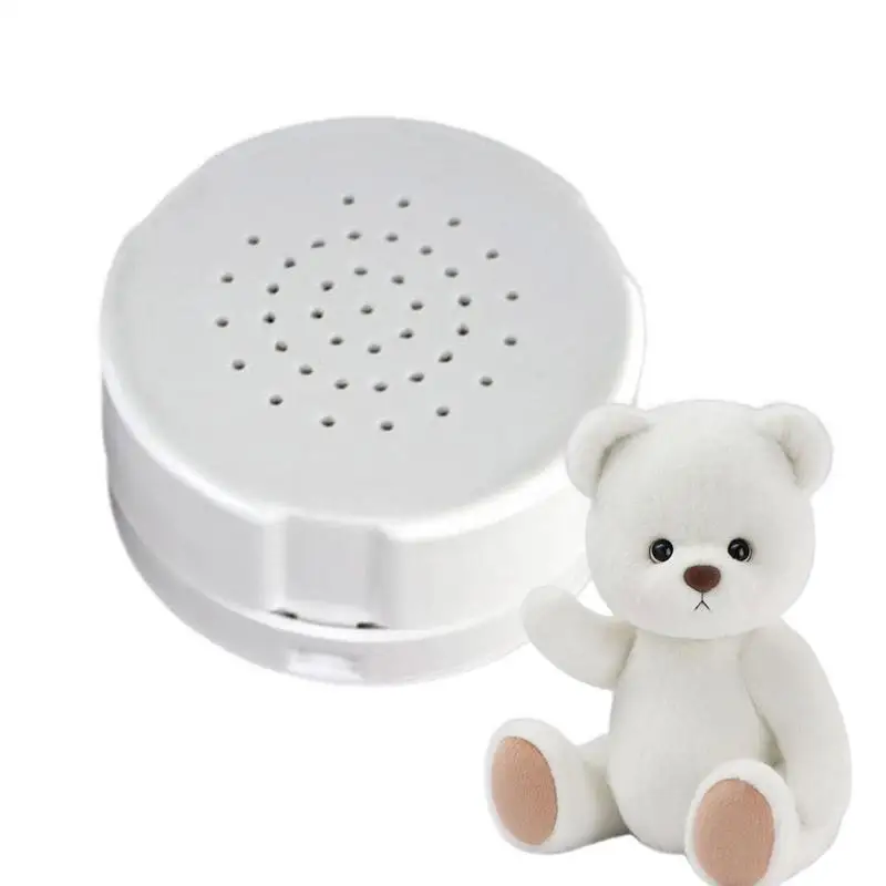 60 초 박제 곰 음성 상자 음성 녹음기 장치 박제 동물 플러시 장난감  인형에 대한 DIYCustom 메시지