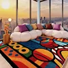 Carpet for Living Room Colorful Large Area Cartoon Bedroom Bedside Plush Rugs Cute IG Sofa Coffee Table Floor Mats Ковер Tapete 1