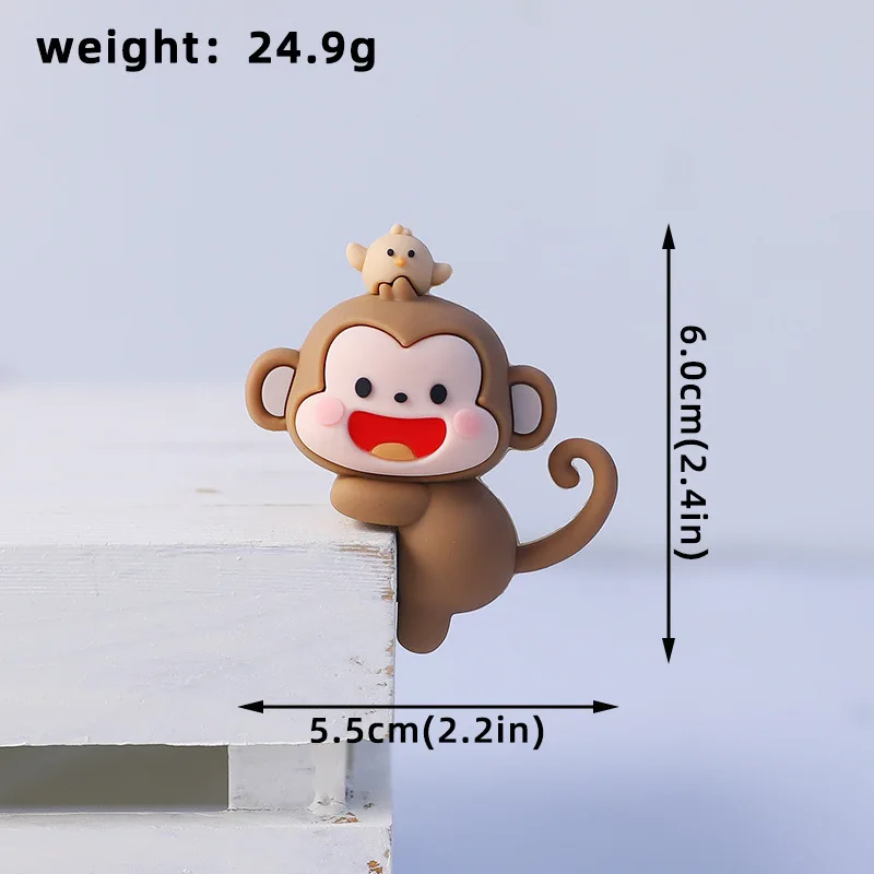 Cartoon Tier Zug Affe Giraffe Puppe Kreative Zug Kuchen Dekoration Kinder Geburtstag Kuchen Dekorationen Kinder Baby Dusche – Detail 15