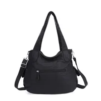 Angelkiss Women Handbags Top-handle Handbag Multifunctional Bag Washable PU Shoulder Bag 13”x17” Casual Bags Shopper Bags Large 2