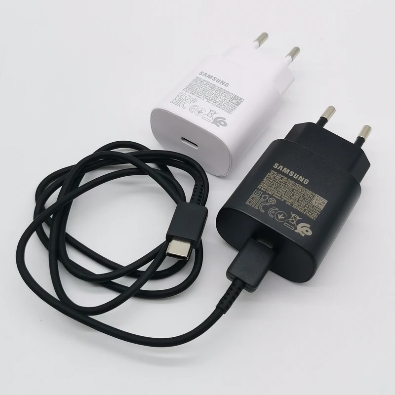 Super Fast 25W PD Charger with EU Adapter for Samsung Galaxy Devices