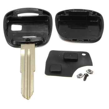 Custodia per chiave a distanza per auto 2 pulsanti per Toyota RAV4 Yaris Prado Corolla Land Cruiser Previa Cover di ricambio per chiave
