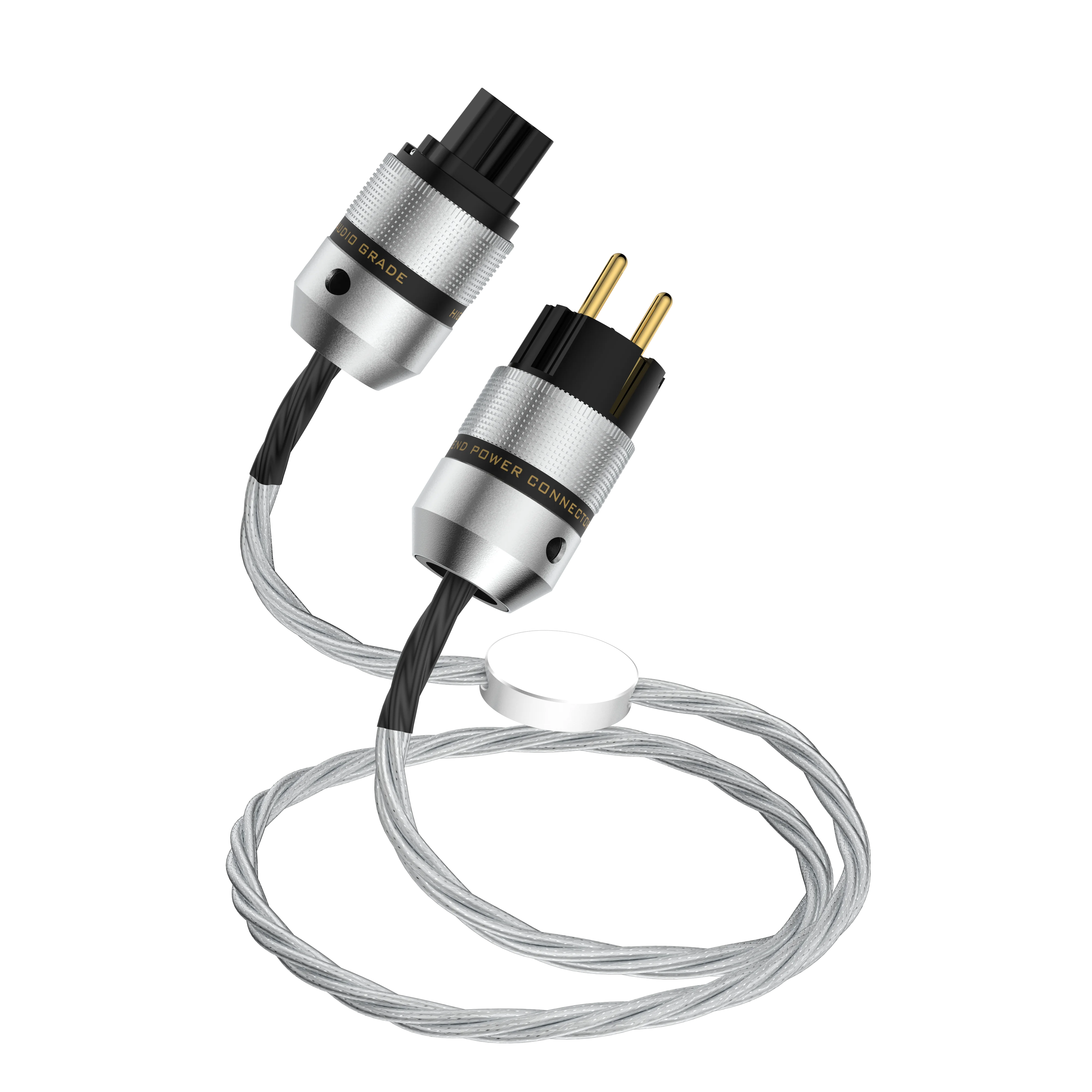 HiFi Audiophile 6N OCC 은도금 전원 케이블 EU/US/AU DAC 증폭기 전원 필터용