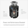 Black EX Series Host Series 3/4 Horsepower Improved Installation Garbage Disposal, 6