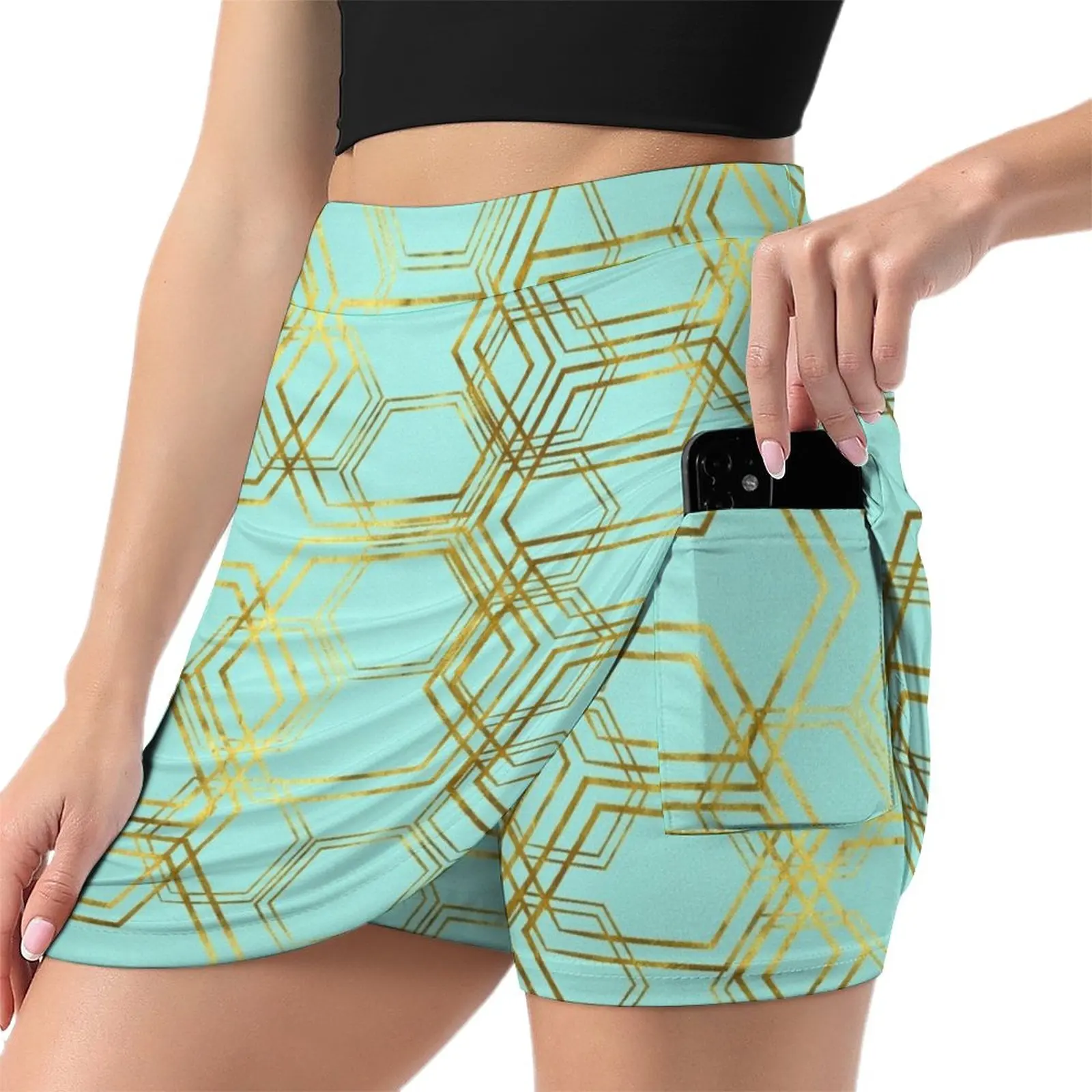 Hexagold Light Proof Trouser Skirt korean summer clothes women's skirts trend 2023 women's summer clothing 2023
