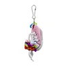 Mini Acrylic Wave Canvas Shoes Decoration Hanging Toy Pet Bird Parrot Nipple Swing Cage Stand Molar Play Chew Decoration 4