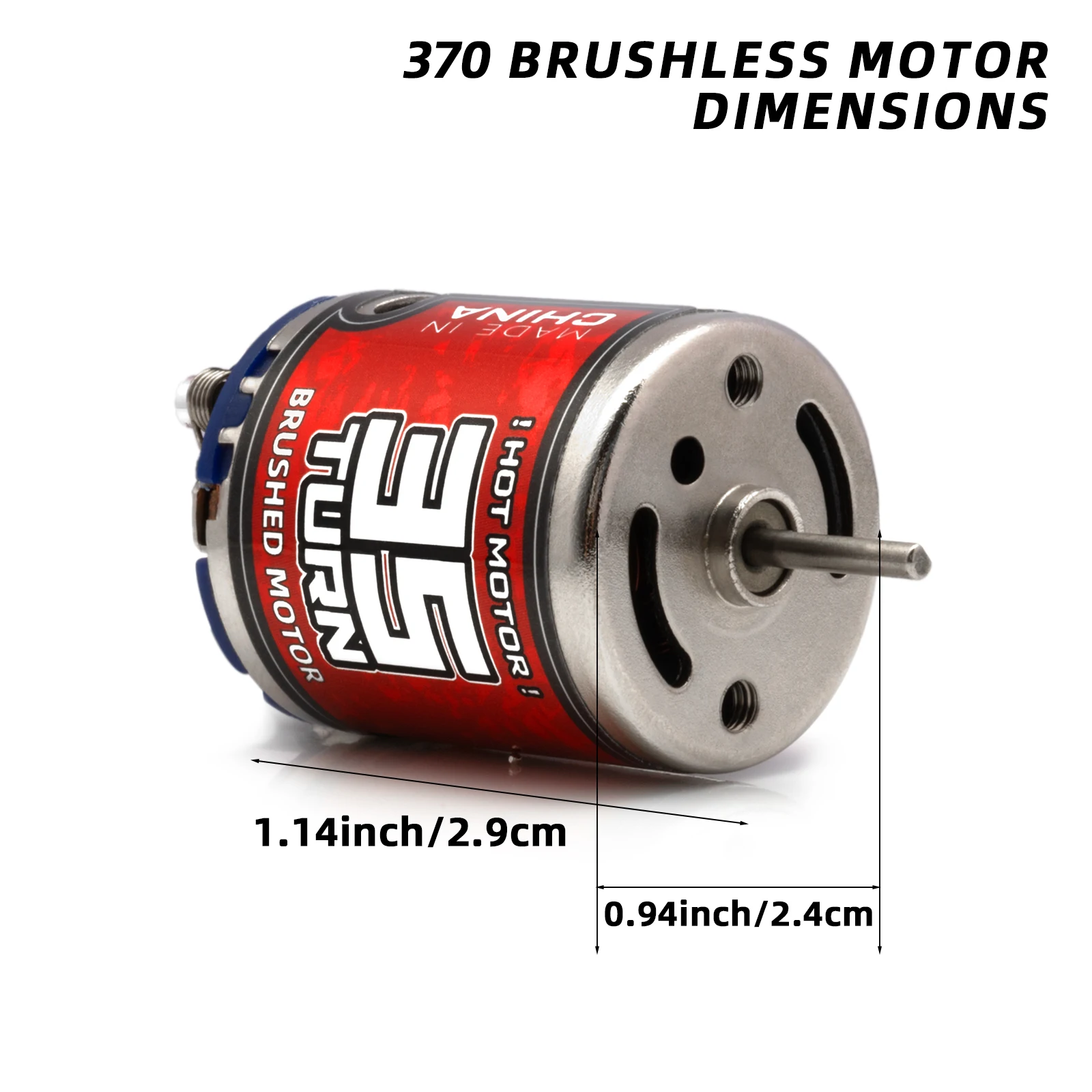 High-Performance RC Upgrade Brushed Motor