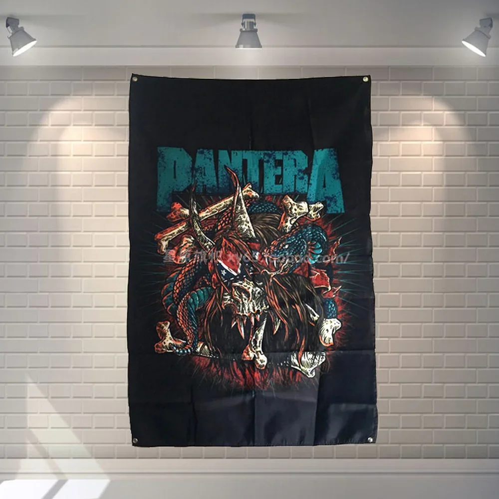 

Metal Music pop Band graffiti culture Shabby chic Rock poster flag banner tapestry cloth Art Bar Cafe Bedroom Home Decor Gift 2