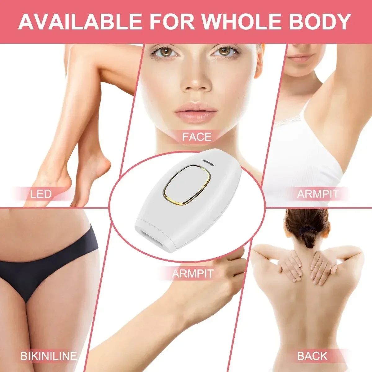 Ipl Laser Haarentfernungsgerät Für Gesicht Und Körper Epilierer_voghion.com