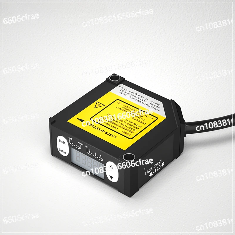 

High precision laser ranging displacement sensor switch analog communication