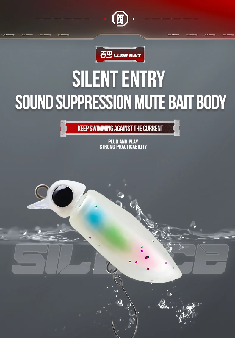 TAIYU Luminous Micro Minnow Bait 2.3g Spinners Artificial Hard Fishing Lure Topwater Crankbait Tackle for Bass Trout