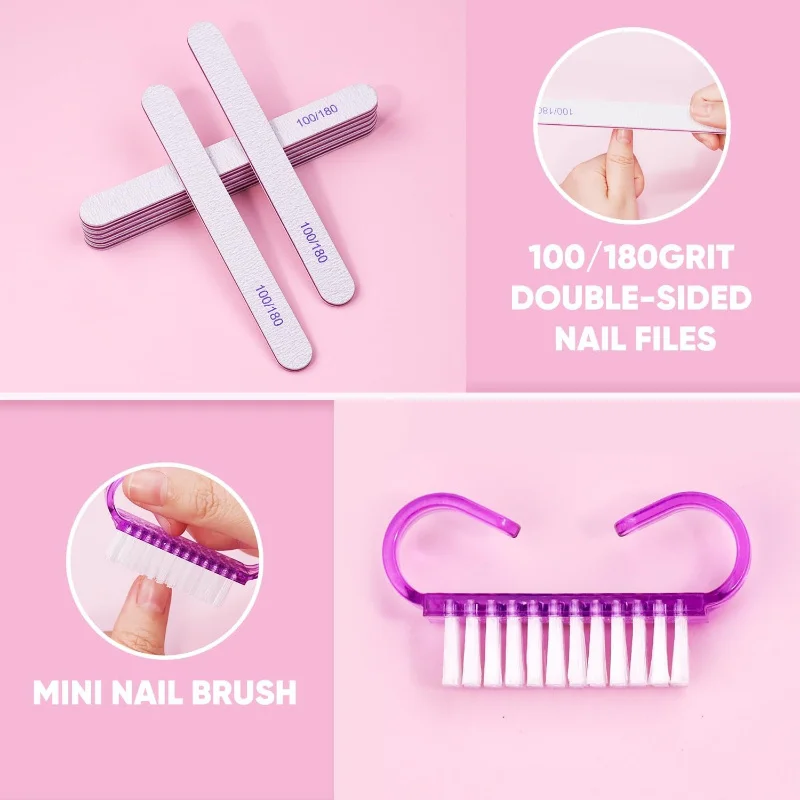 Professional Nail Art Kit with Essential Tools