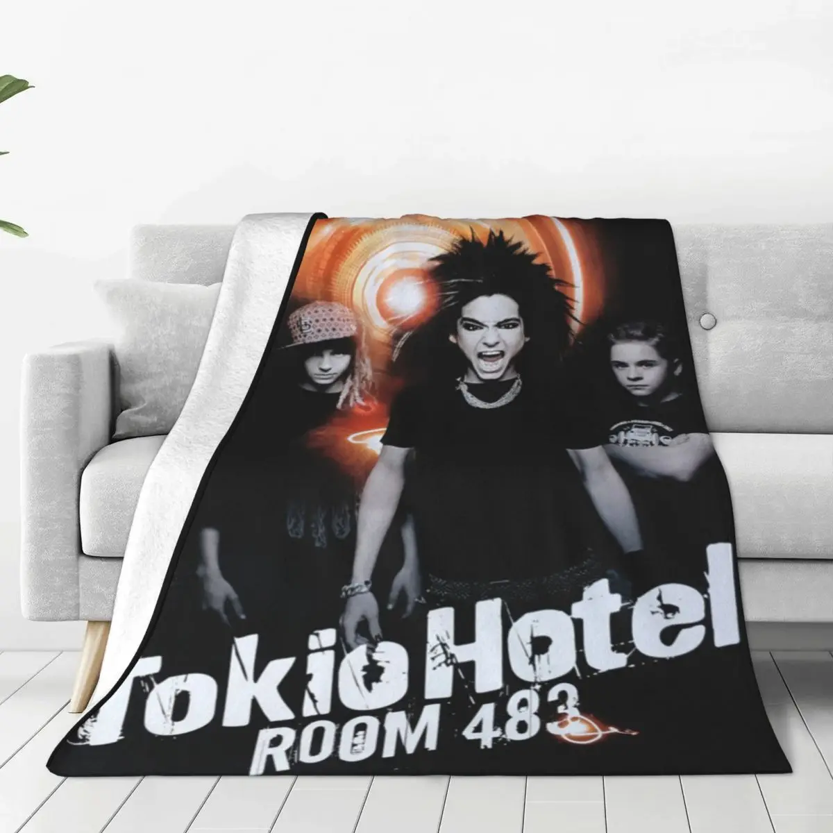 TokioHotelGroupMusicBlanketsFlannelSpringAutumnRockBand