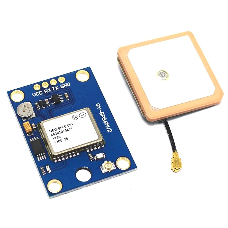 Module GPS GY-NEO6MV2 NEO-6M avec antenne céramique, câble de connexion attaché, prêt pour une utilisation avec Arduino