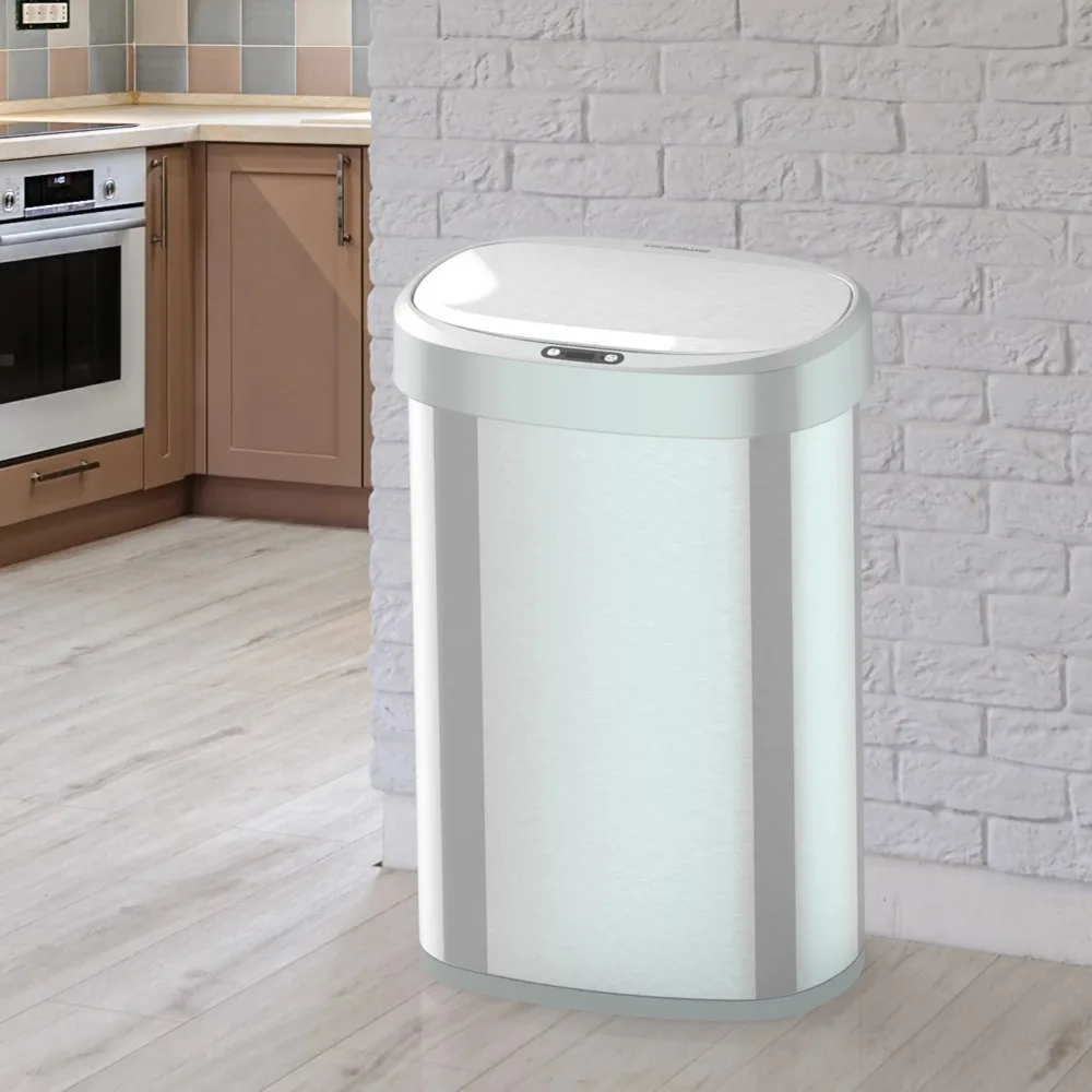 

13.2 Gallon Motion Sensor Trash Can with Stainless Steel Lid