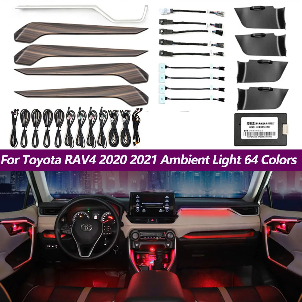 Decorative Ambient Light For Toyota RAV4 2020 2021 LED Atmosphere Lamp