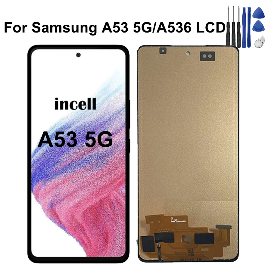 Premium Super AMOLED Display with Touch Screen & Frame Assembly for Samsung A53 5G Repair