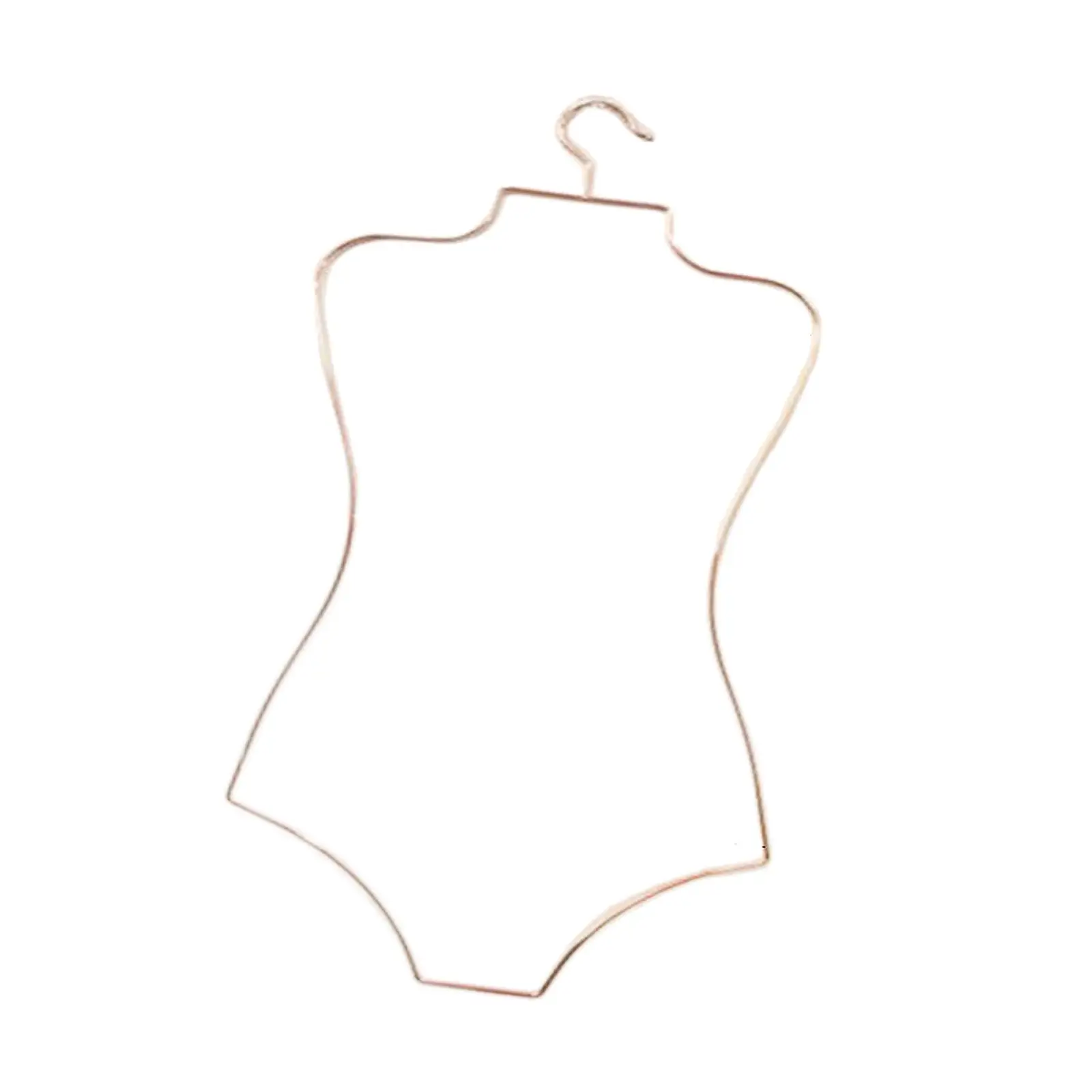 SwimsuitDisplayHangerMetalWireBodyShapeSwimsuitHangerUnisexClothesBikiniHangerfor