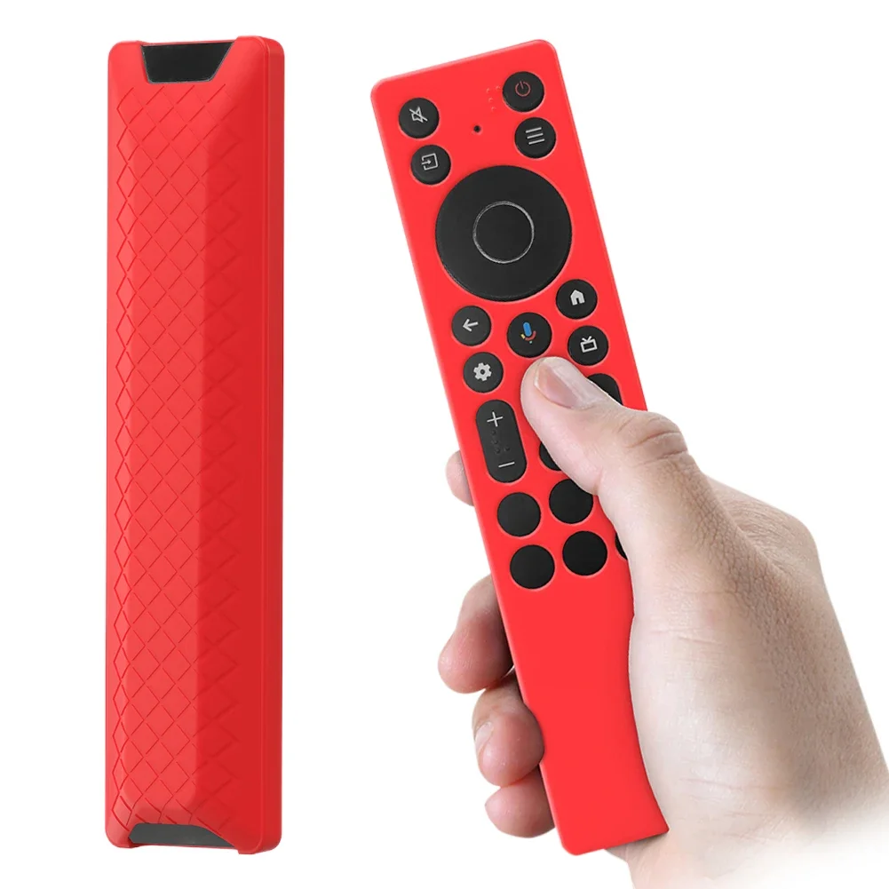 Silicone Remote Case for TCL RC923A/RC813A Protective Cover with Lanyard Anti-Drop Protective Case for TCL RC923A/RC813A Shell