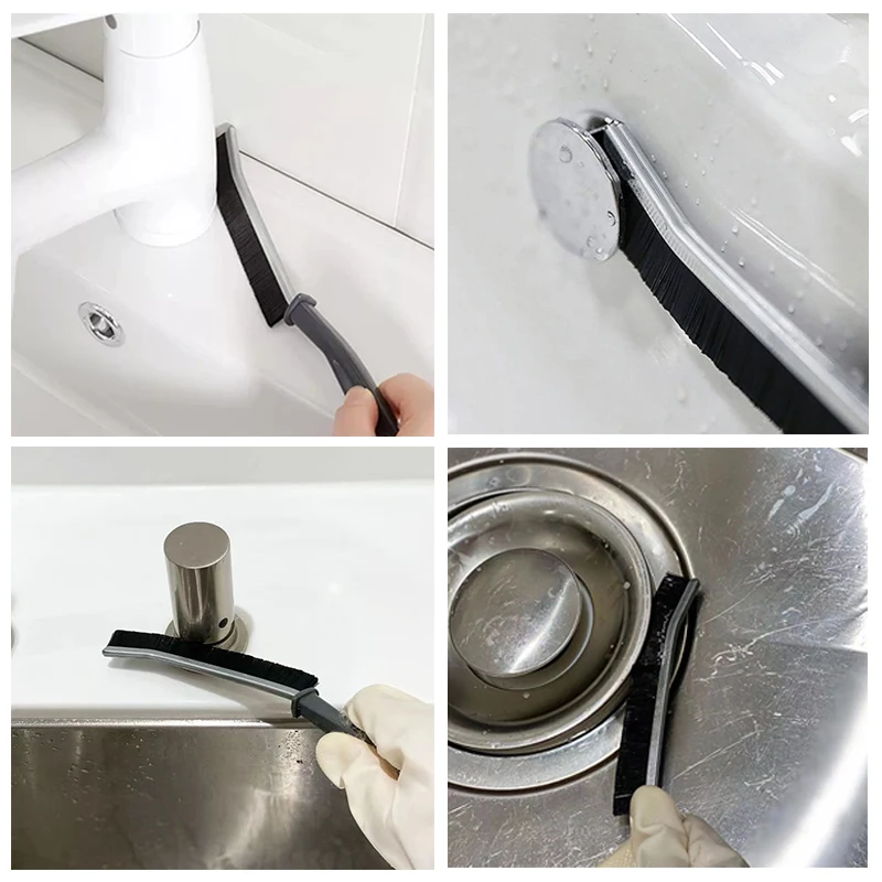 Heavy-Duty Crevice and Tile Gap Cleaning Brush