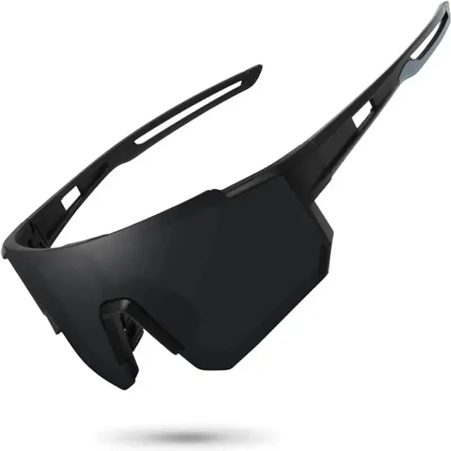 Nouvelles lunettes de soleil d'équitation en plein air, pare-brise de vélo une pièce, lunettes de soleil de sport européennes et américaines pour hommes 1