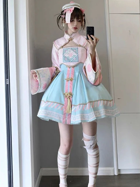 Kawaii Cute Anime Dresses Lolita Chinese Style Sweet Dress Cute - Main Image