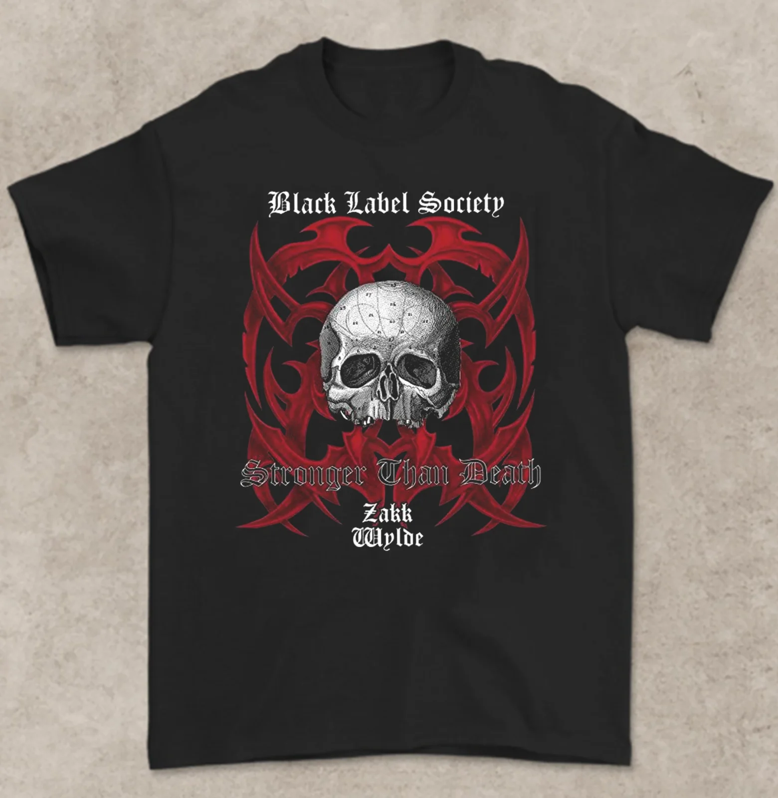 Black Label Society Più Forte Della Morte T-Shirt Manica Corta Nera Da S A 5Xl Pm10