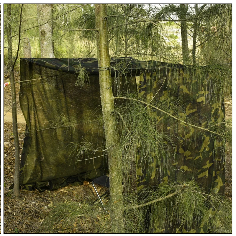 Camouflage Netting Camo Netting 59" W Bulk Roll Mesh Cover Blind for Hunting Sun Shade Party Camping Outdoor Hunting Ground Blinds