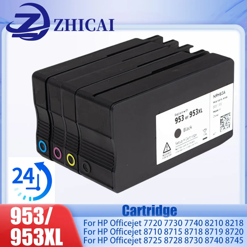For hp953 hp 953XL 953 953XL Ink Cartridge For HP 7740 7720 7730 8210 8218 8710 8715 8718 8719 8720 8725 8728 8730 printer supplies ink cartridge inkjet ink cartridge