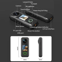 4K Action Camera WiFi Sports Camera 150°Wide Angle Lens 1.4" Touch Control Screen Anti-Shake IPX6 Waterproof for Outdoor Sports 2