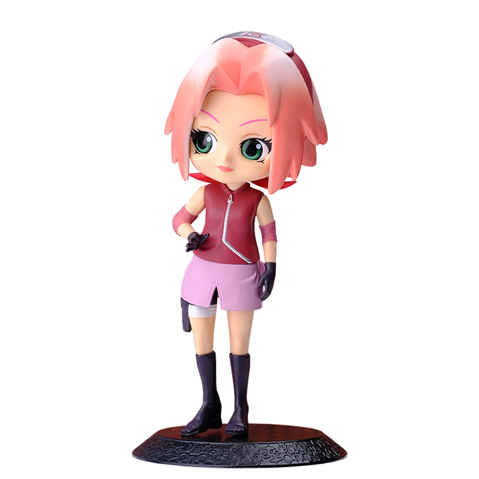 Kawaii Anime Naruto Collectible PVC Figures - Uzumaki, Kakashi, Gaara & Sasuke