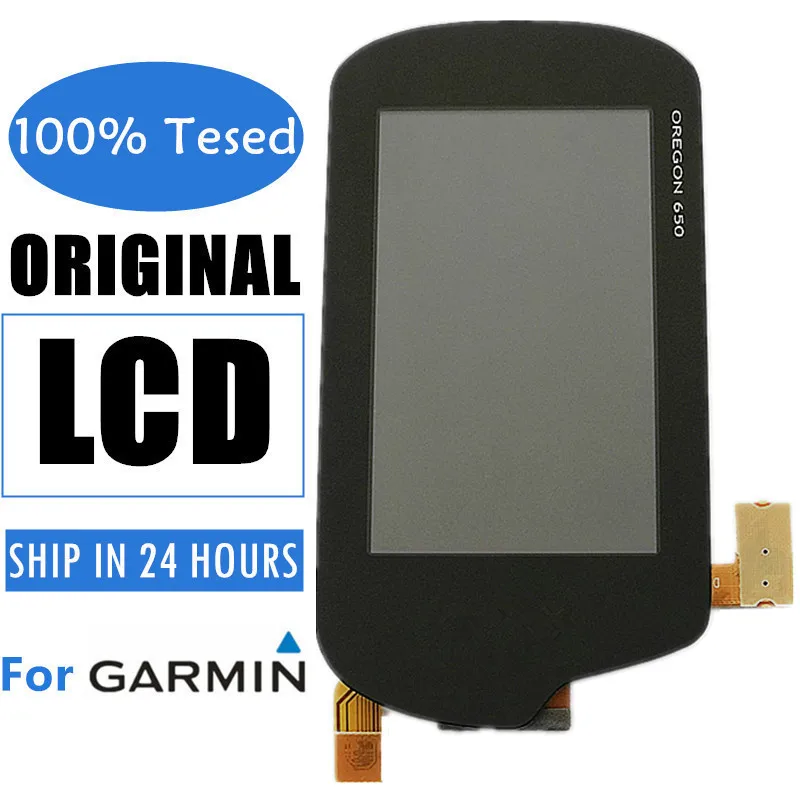 Tela Lcd Completa Original para Garmin Oregon 650 Handheld Gpsdisplay Painel Touchscreen Digitador Reparação Substituição Pós Livre