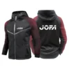 2024 Spring Autumn Men's JOFA Hockeyer Logo Print Fashion Outdoor Slim Fit Cardigan Breathable Sports Hooded Zipper Racing Suit 3