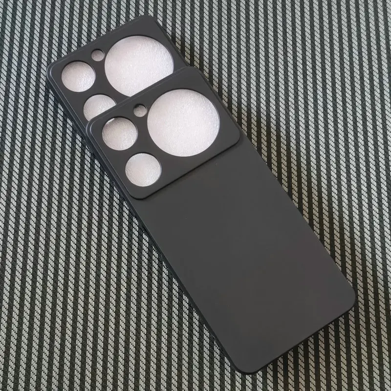 Black Frosted Matte TPU Silicone Protective Phone Case Shell