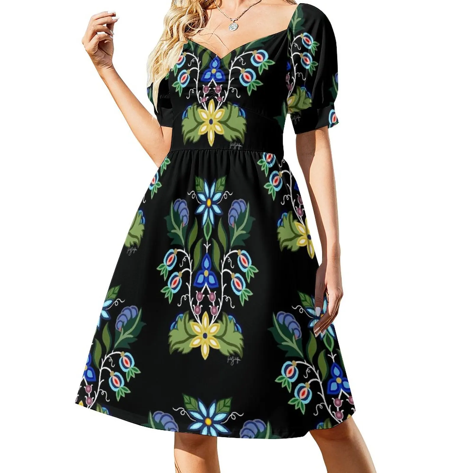 

Ojibwe Floral Dress ladies dresses for women 2023 dresses for women 2023