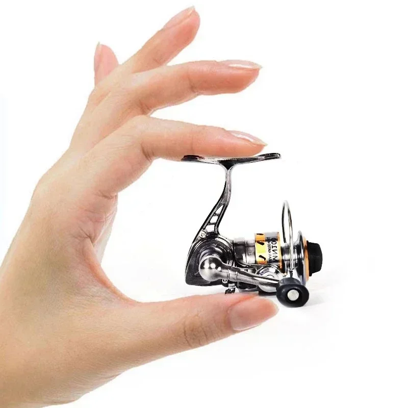 Mini Spinning Fishing Reel Full Metal Rocker Reels Fishing Wheel