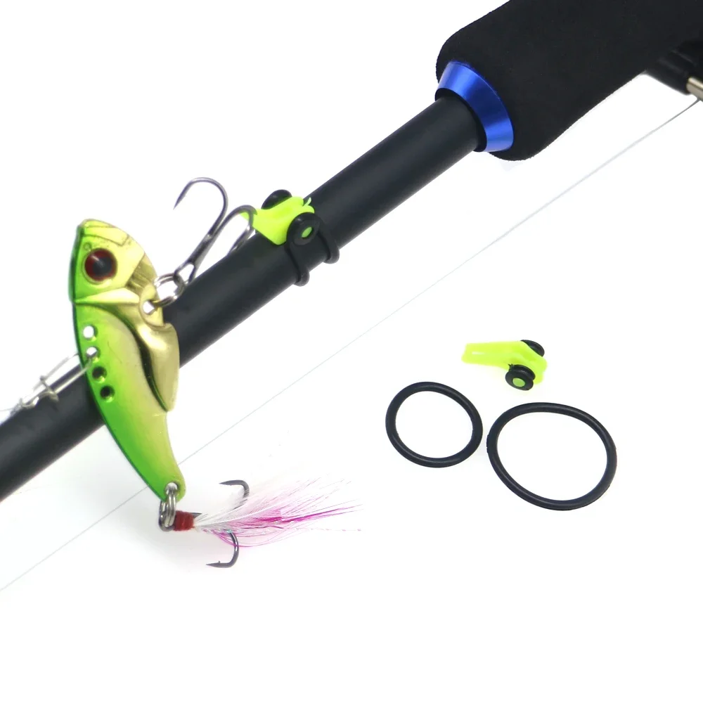 20pcs/ set 5 fishing rod binding belt with binding belt + 15 pieces of sub bait hook hook device
