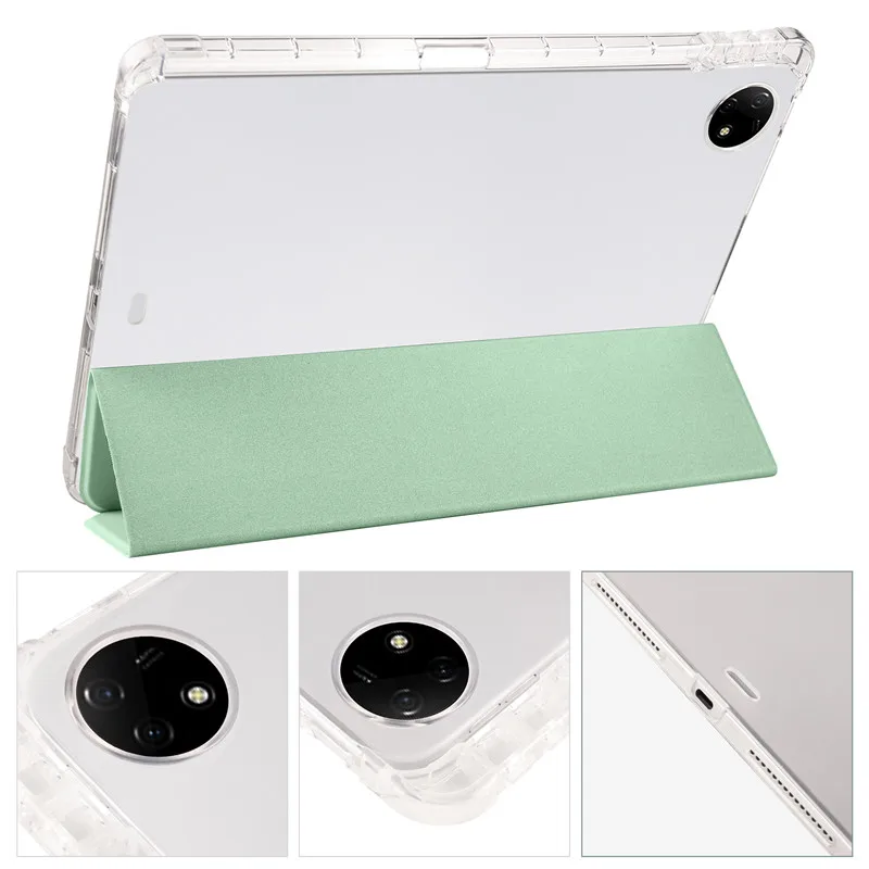 Coque für Vivo Pad 2 Hülle 12,1 Zoll Hülle mit Stifthalter Tablet Funda für Vivo Pad 2 2023 Hülle PU Leder dreifach gefaltete Hülle Stift_voghion.com