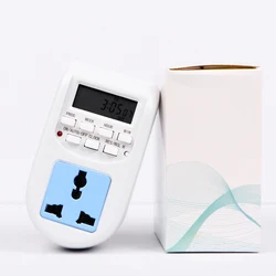 Intelligent Weekly Programmable Electronic Timer Socket, EU Plug (EU Plug)