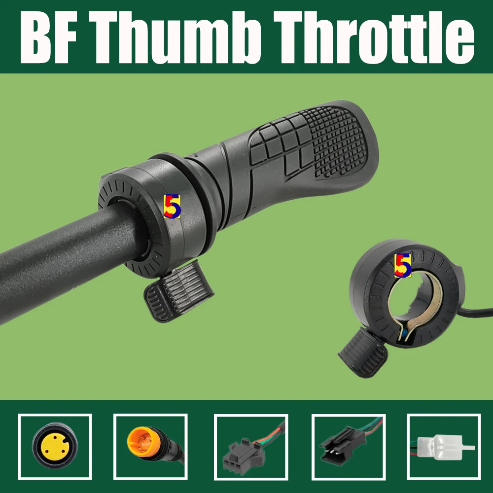 Electric Scooter eBike Bafang Thumb Throttle Accelerator Right/Left Handlebar Bafang Motor Throttle BBS01/BBS02/BBSHD Waterproof