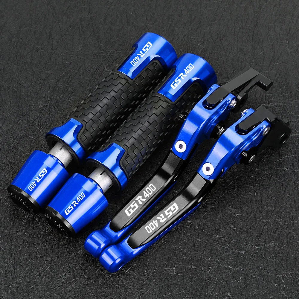 

FOR Suzuki GSR400 GSR 400 2008 2009 2010 2011 Motorcycle Adjustable Extendable Brake Handle Clutch Levers Handlebar Grips Ends