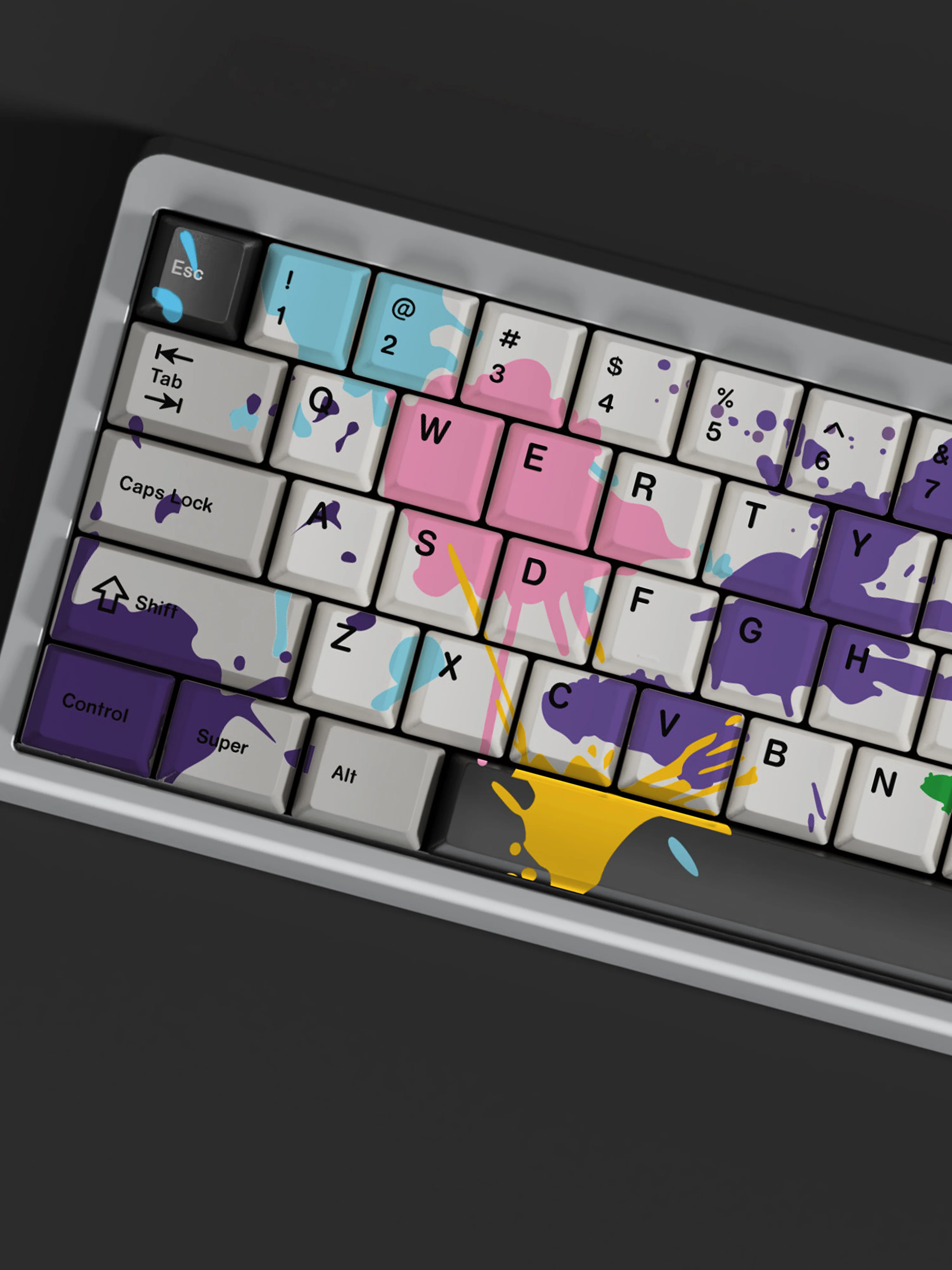 mecânico, Zombie Cherry Profile, Double B Split Keybar, 149 teclas, 100: PBT