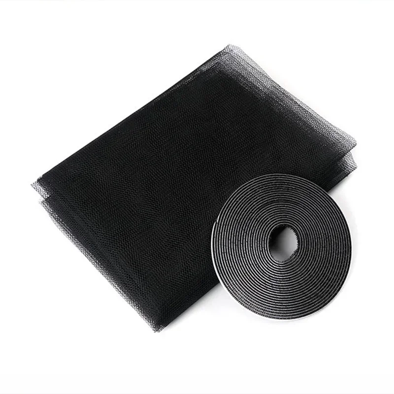 Description Picture 5 of item130x150cm Screen Door Mosquito Anti Curtains Cortinas Nets New adhesive Window Mesh Protector Bug Room Kitchen Insect 150x200cm