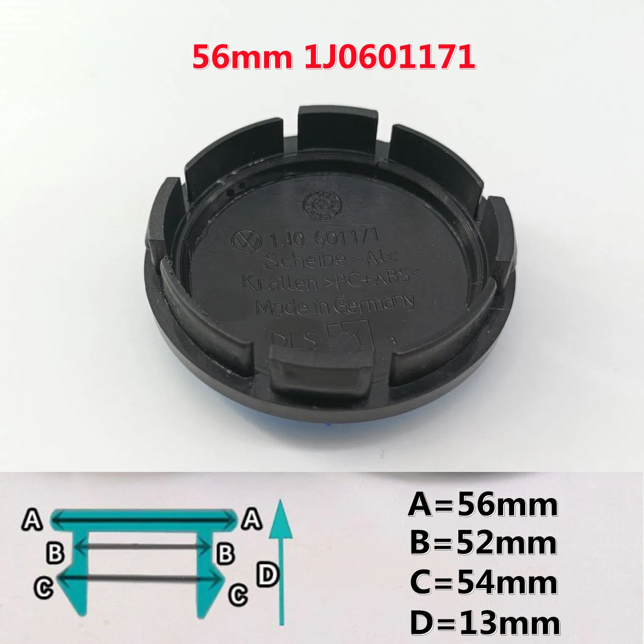 10PCS 56mm 60mm 65mm 68mm Für Volle Schwarz Rad Mitte Kappen Hub Abdeckungen Auto Styling zubehör Abzeichen – Detail 4