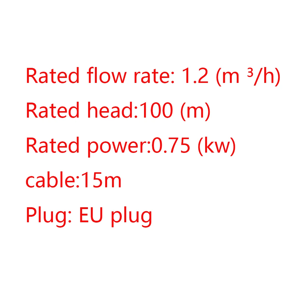 QGDHousehold deep well pump, high head electric pumping pump, stainless steel ve
