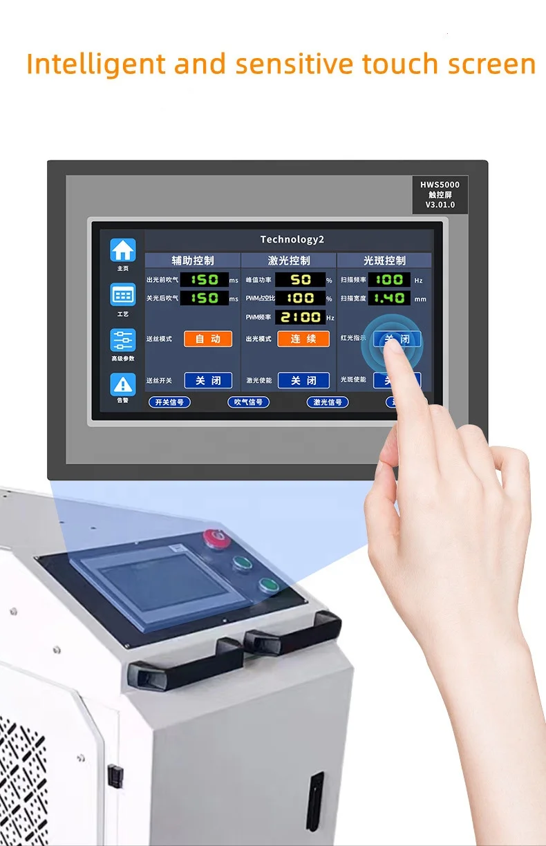 Handheld Laser Welders 1500w 2000w Fiber Laser Welding Machine Water Cooling handheld laser welders