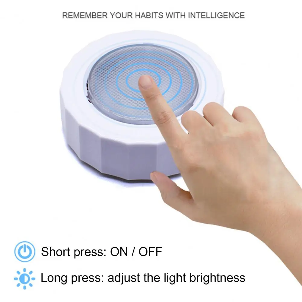 1 Set Cordless Lamp Excellent Lightweight Non-Glaring Magnetic Style Cordless LED Lamp Decor for Household  LED Ligh